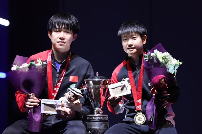 三連冠！王楚欽/孫穎莎奪得世乒賽混雙冠軍