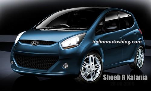 對手鈴木奧拓 疑似現(xiàn)代微車效果圖曝光