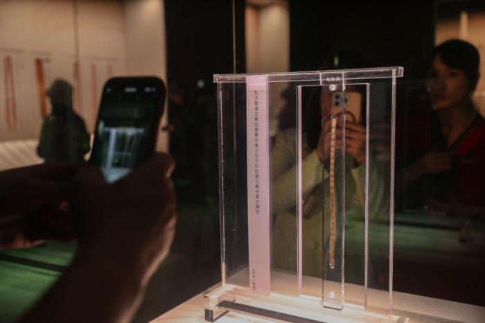 百余枚海昏簡(jiǎn)牘原件南昌首展